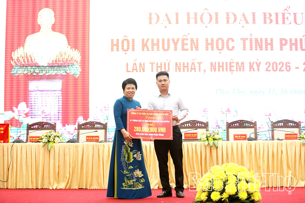 Đại hội đại biểu Hội Khuyến học tỉnh Phú Thọ lần thứ I, nhiệm kỳ 2026 - 2031
