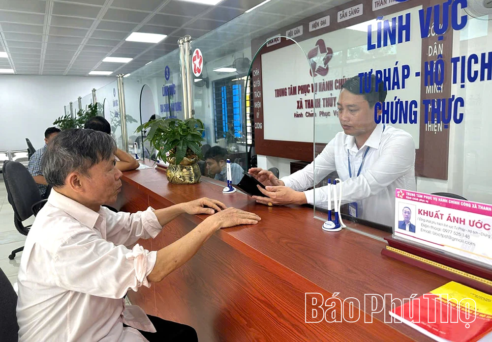 Chuyển đổi số ở xã Thanh Thủy: Lấy người dân làm trung tâm