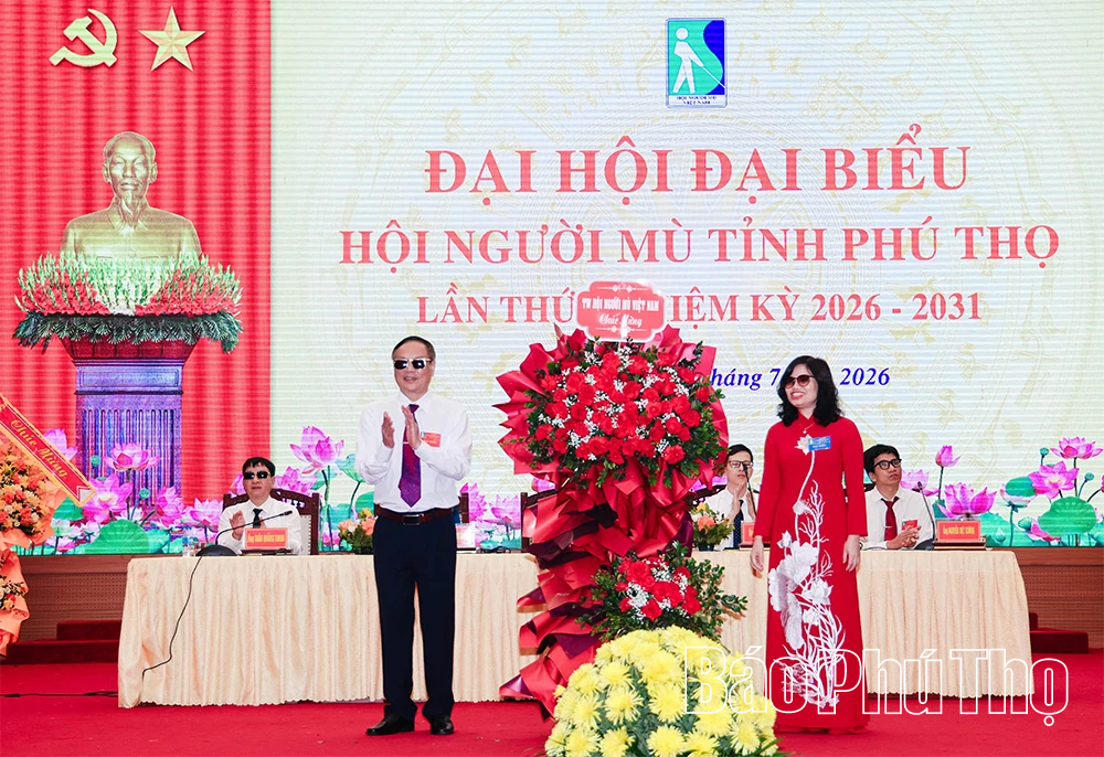 Đại hội đại biểu Hội Người mù tỉnh Phú Thọ lần thứ I thành công tốt đẹp