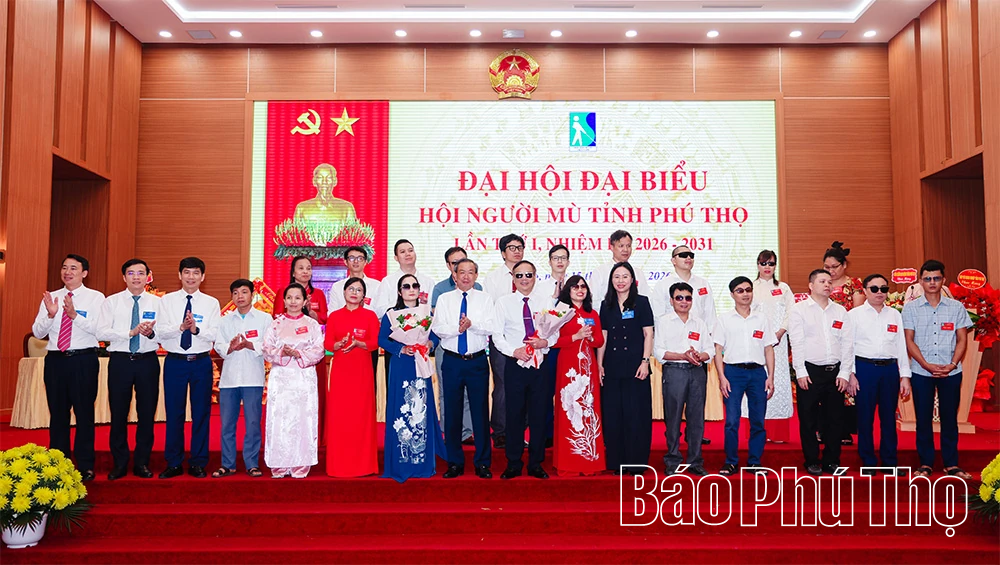 Đại hội đại biểu Hội Người mù tỉnh Phú Thọ lần thứ I thành công tốt đẹp