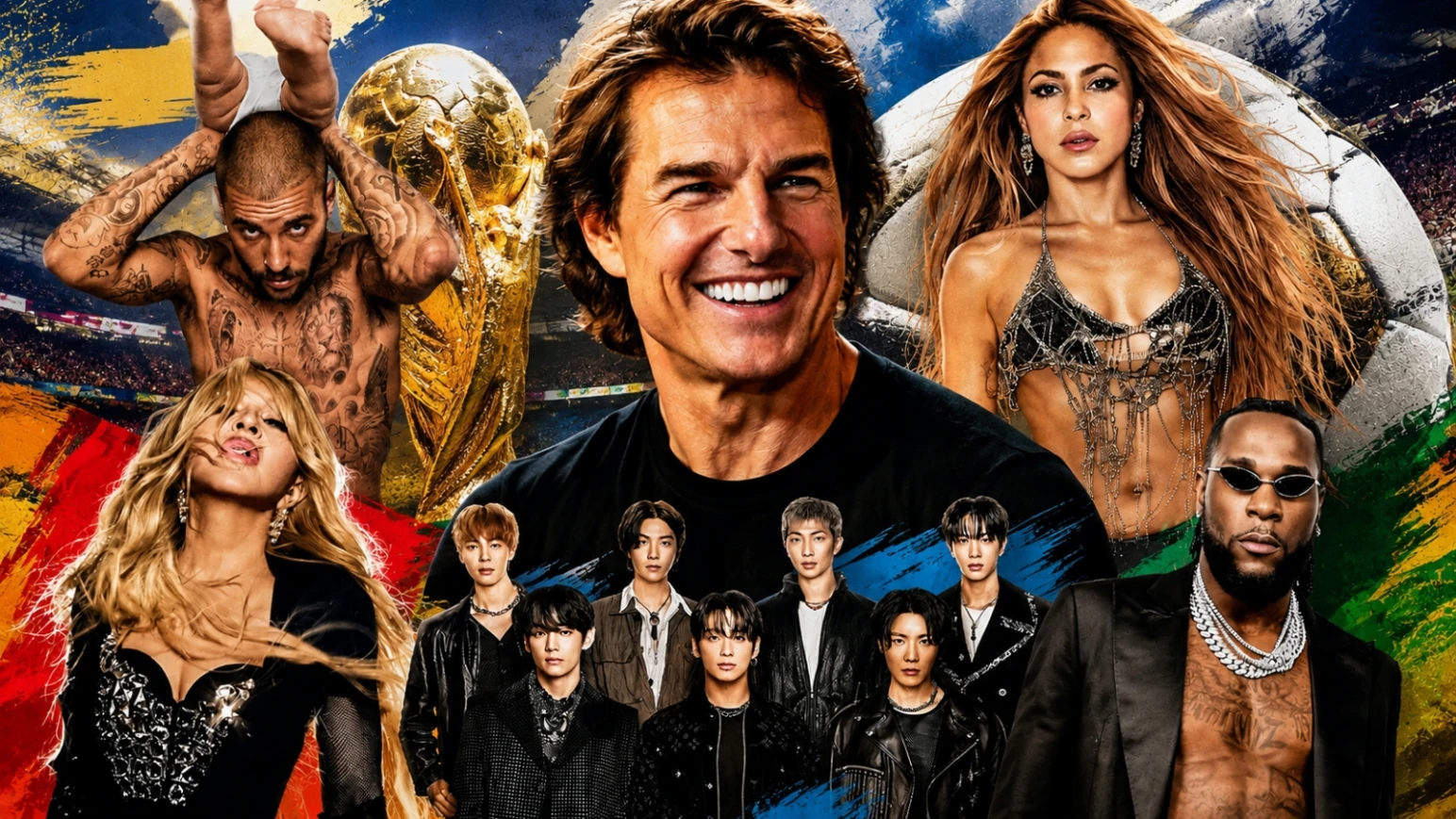 Chung kết World Cup 2026: Hollywood, K-pop và dàn sao biến sân cỏ thành đại tiệc