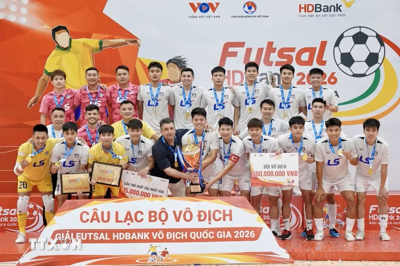 Thái Sơn Bắc lên ngôi tại Giải Futsal vô địch quốc gia 2026