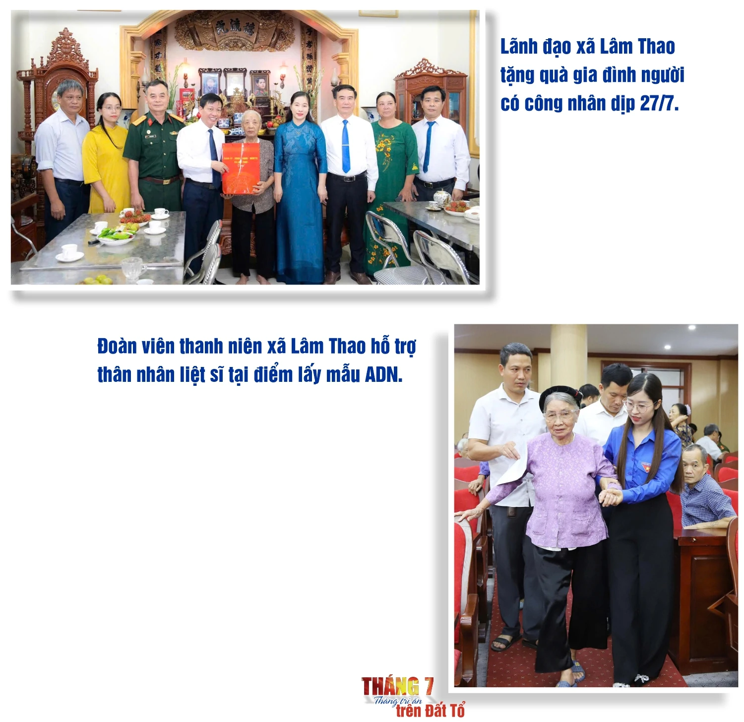 Tháng tri ân trên Đất Tổ