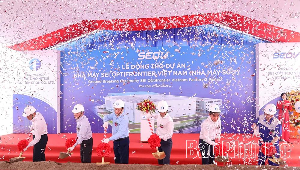 Doanh nghiệp Nhật Bản động thổ Nhà máy số 2, công suất 5 triệu sản phẩm/năm tại KCN Thăng Long - Vĩnh Phúc