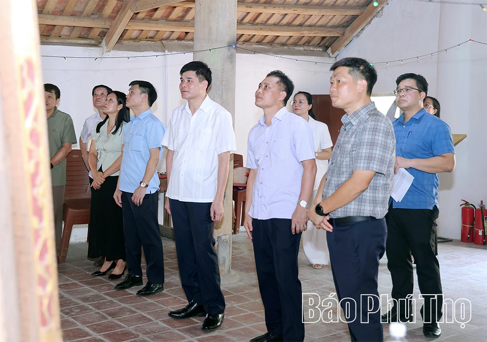 Khảo sát hiện trạng một số di tích trên địa bàn phường Thanh Miếu
