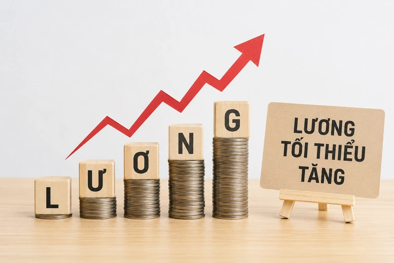 Bộ Nội vụ đề xuất tăng lương tối thiểu vùng bình quân 7,8% từ ngày 1/1/2027