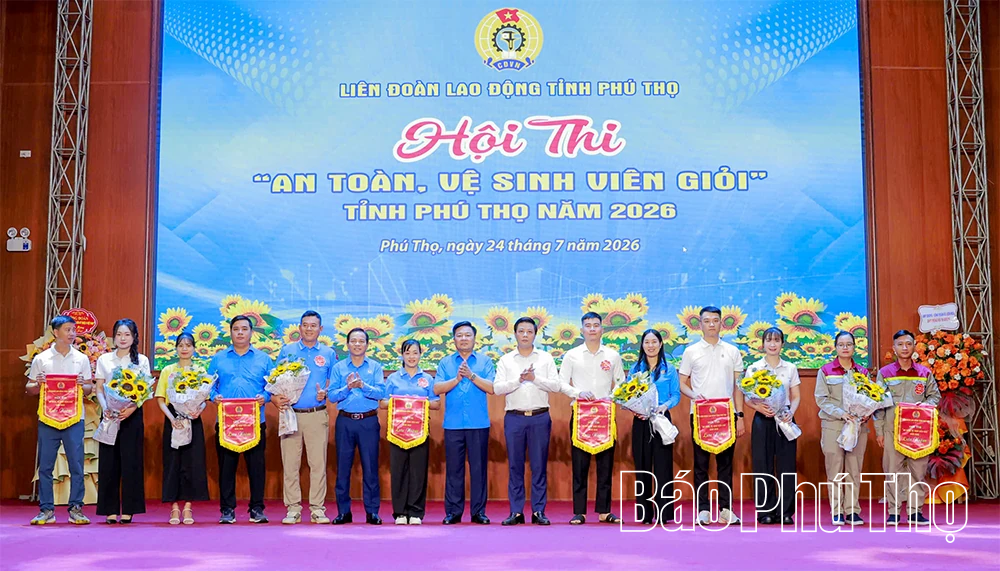 Hội thi “An toàn, vệ sinh viên giỏi tỉnh Phú Thọ năm 2026”