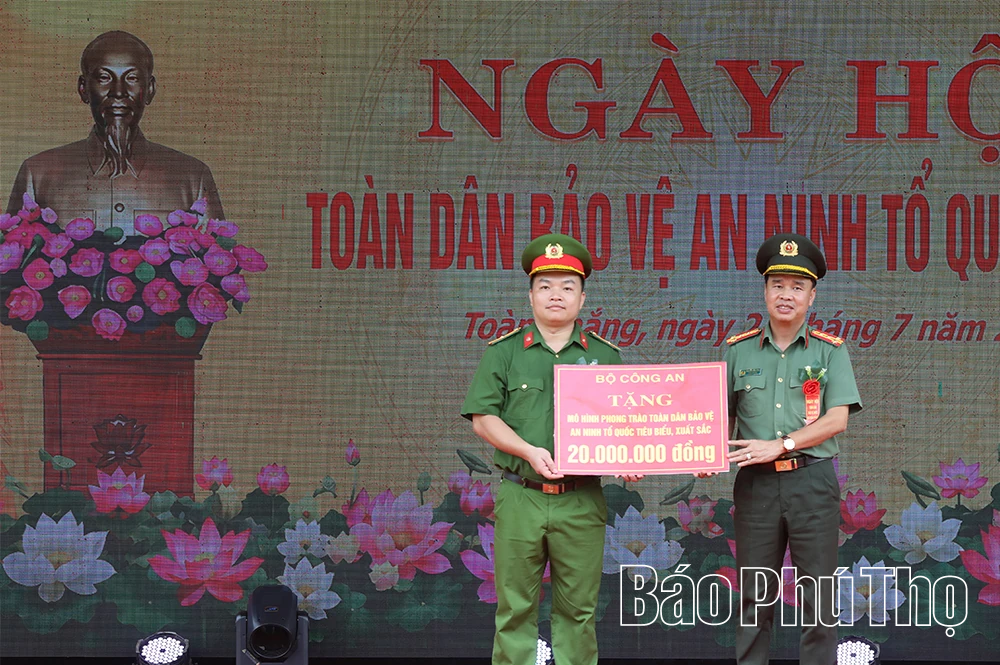 Xã Toàn Thắng tổ chức điểm Ngày hội Toàn dân bảo vệ an ninh Tổ quốc cấp tỉnh