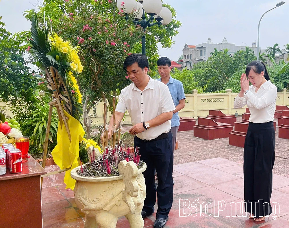 Xã Xuân Lãng tri ân người có công, dâng hương tưởng niệm các Anh hùng liệt sĩ