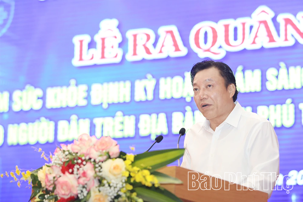 Phú Thọ ra quân khám sức khỏe miễn phí cho người dân năm 2026