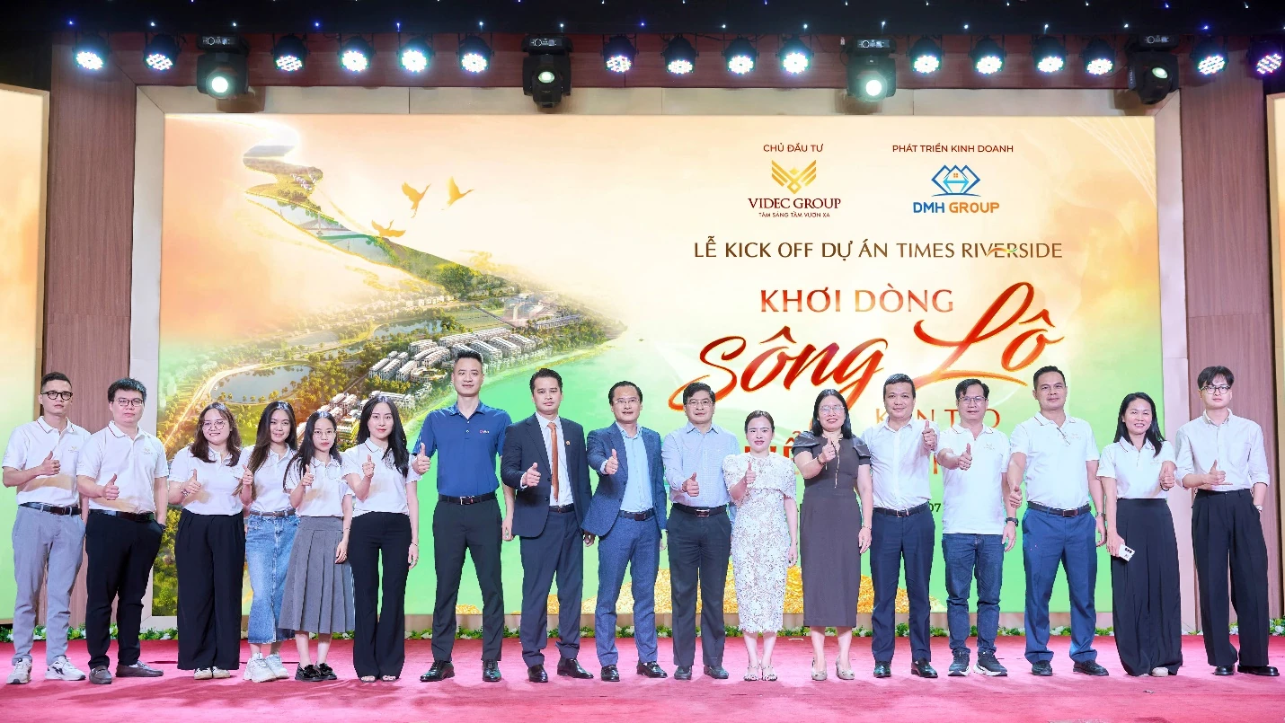 Times Riverside chính thức khởi động, mở đầu hành trình kiến tạo khu đô thị mới bên Sông Lô