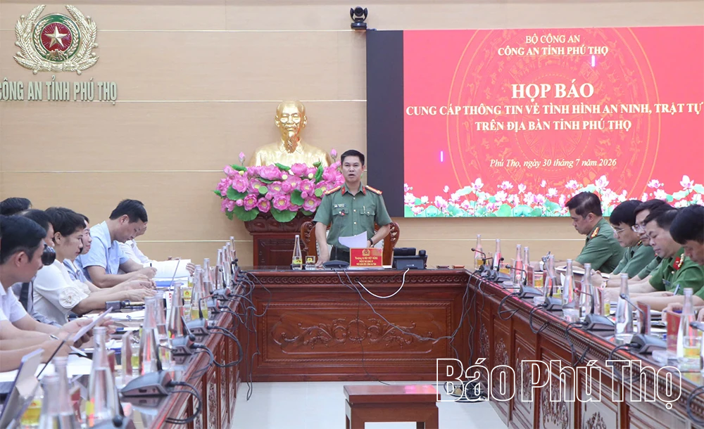 Công an tỉnh Phú Thọ triệt phá thành công 3 vụ án lớn và phát hiện, xử lý nhiều vụ vi phạm pháp luật