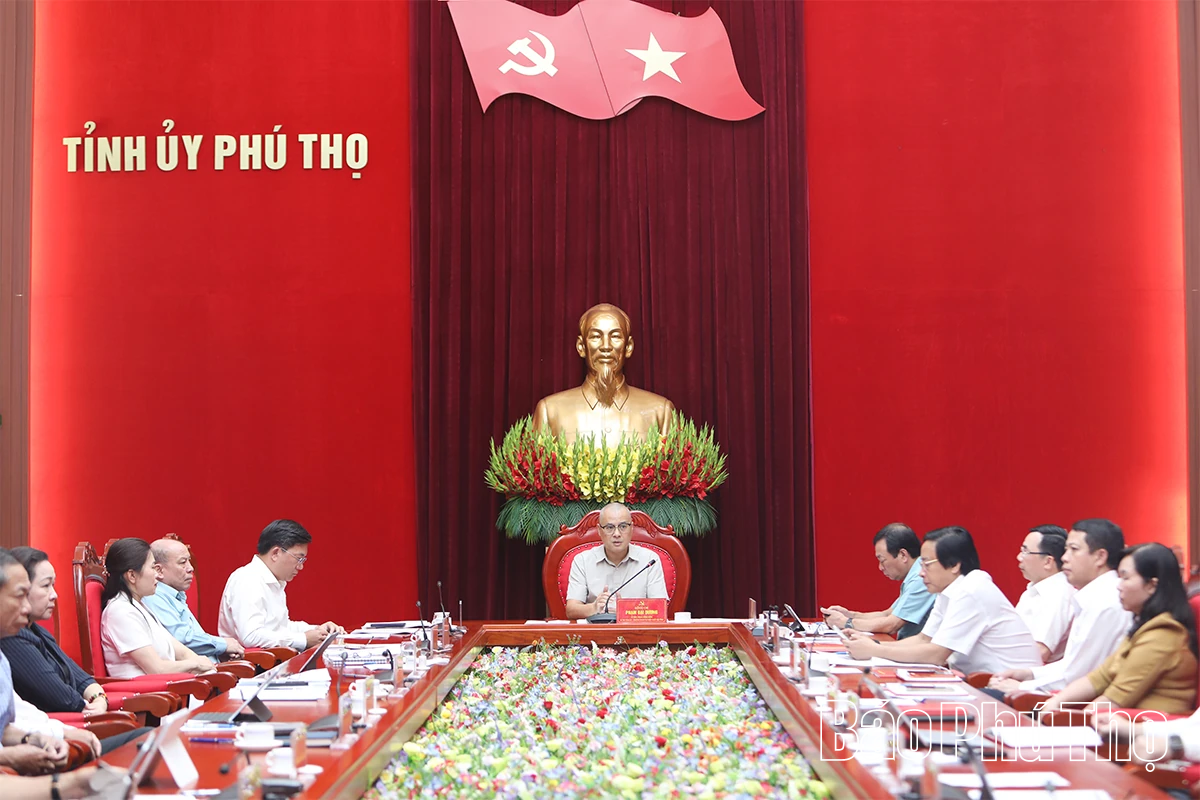 Ban Thường vụ Tỉnh ủy cho ý kiến về công tác tài chính - ngân sách và kế hoạch đầu tư công trung hạn