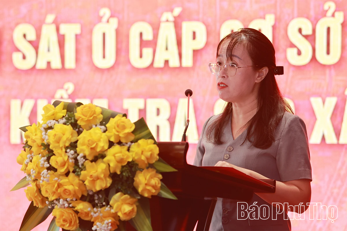 Hội thảo thực trạng cơ chế giám sát ở cấp cơ sở và hoạt động của Ủy ban Kiểm tra cấp xã