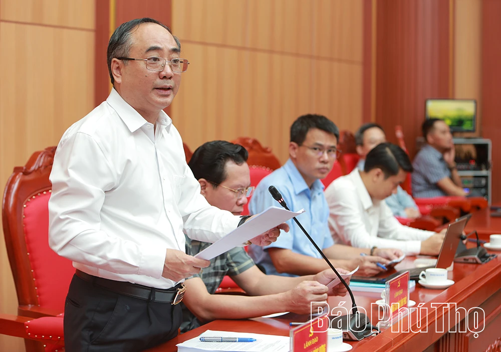 Ban Thường vụ Tỉnh ủy cho ý kiến vào một số nội dung quan trọng