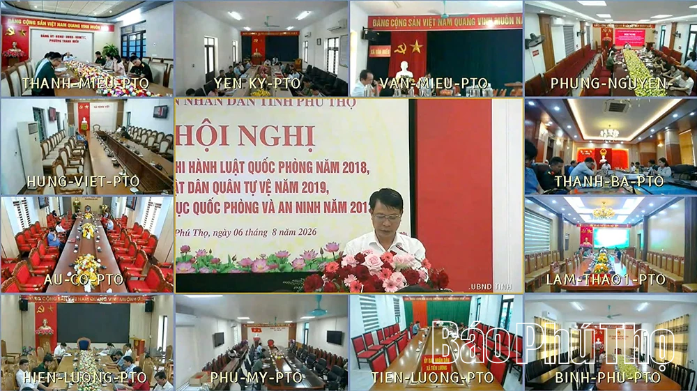 Phú Thọ tổng kết thi hành các luật về quốc phòng, quân sự địa phương