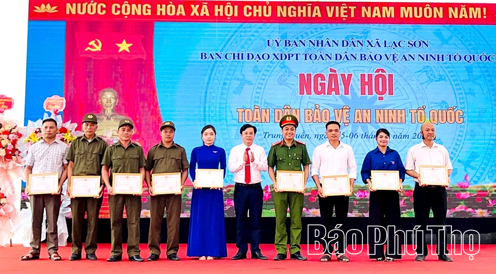 Xã Lạc Sơn tổ chức điểm Ngày hội Toàn dân bảo vệ an ninh Tổ quốc năm 2026