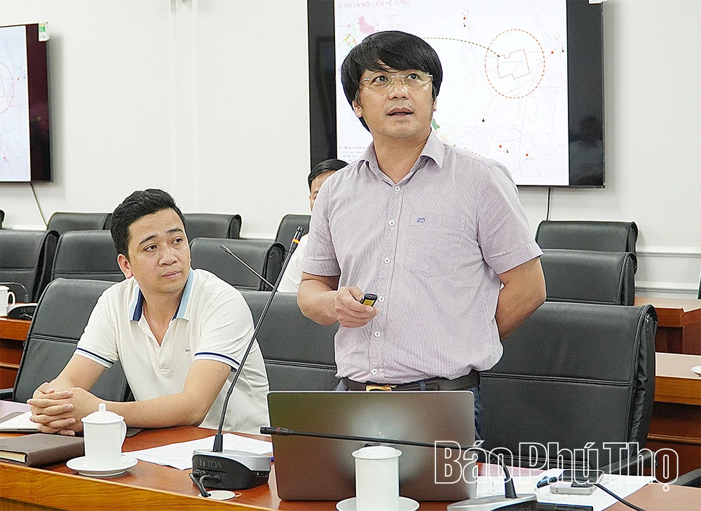 Hoàn thiện Đề án phát triển cấp nước tỉnh Phú Thọ và Quy hoạch Cụm công nghiệp Đú Sáng