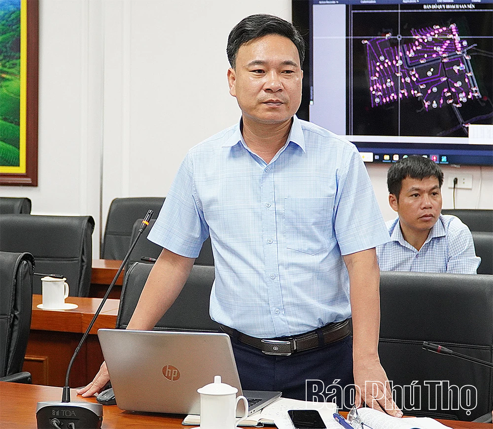 Hoàn thiện Đề án phát triển cấp nước tỉnh Phú Thọ và Quy hoạch Cụm công nghiệp Đú Sáng