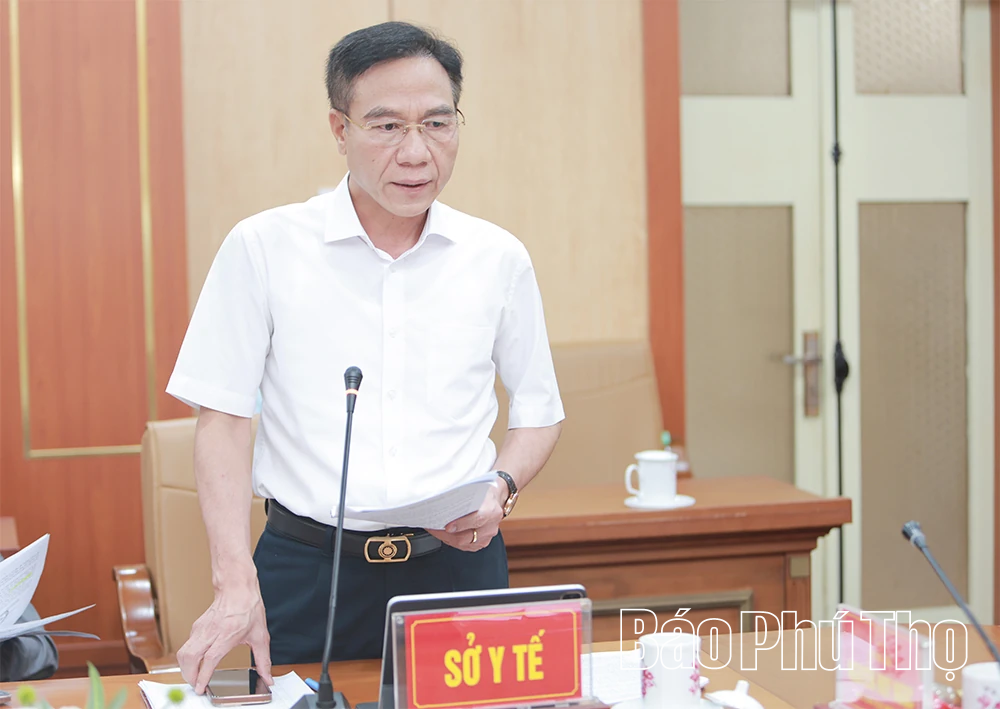 Khẩn trương hoàn thành Đề án sáp nhập Trường Cao đẳng Y tế Phú Thọ
