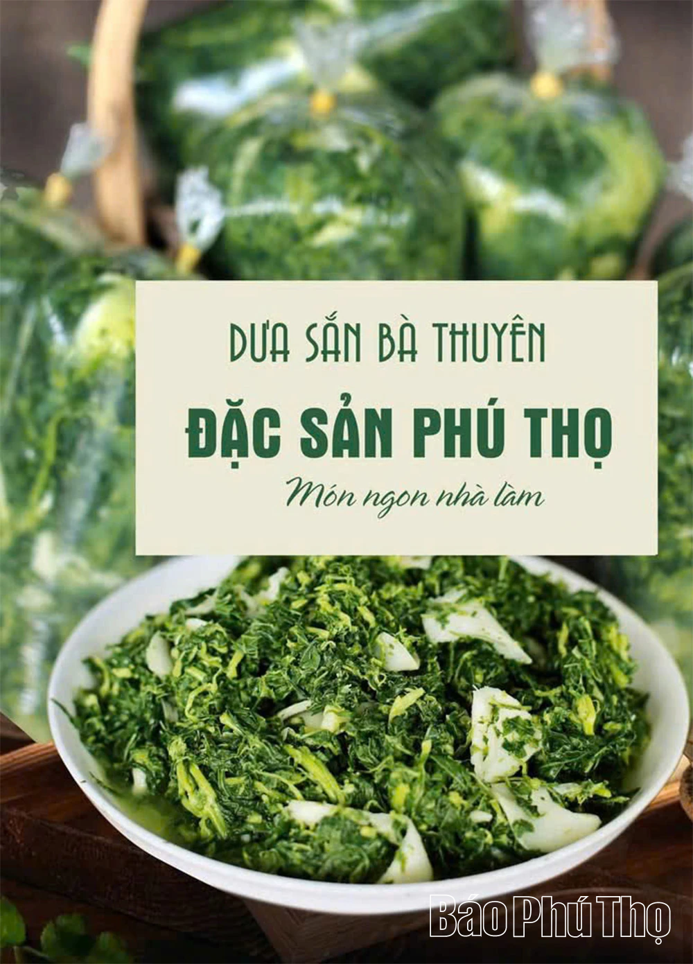 Đậm đà rau sắn muối chua