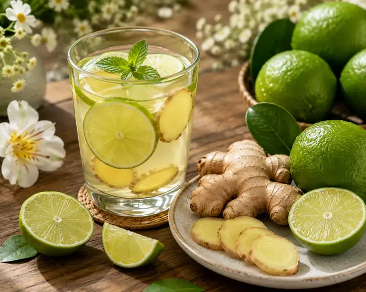Lợi ích của nước chanh gừng