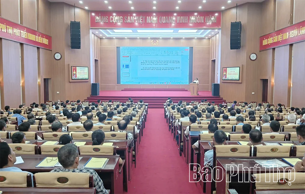Phổ biến pháp luật về tín ngưỡng, tôn giáo cho 358 chức sắc, chức việc và tín đồ