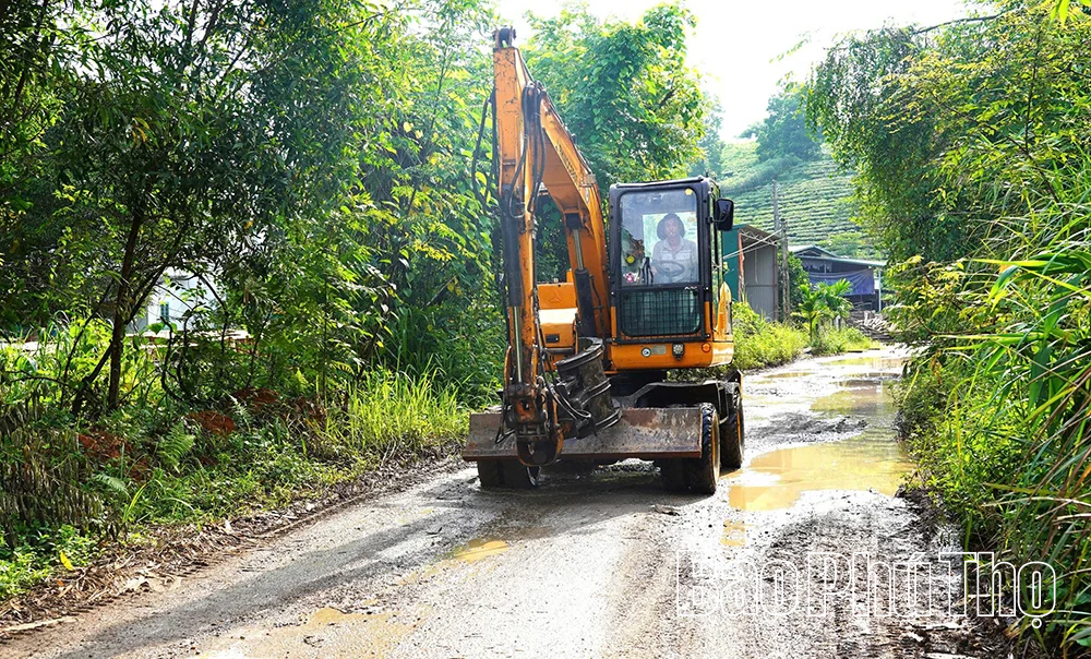 Yên Kỳ khởi công 3 công trình giao thông, tổng vốn đầu tư hơn 28,5 tỷ đồng