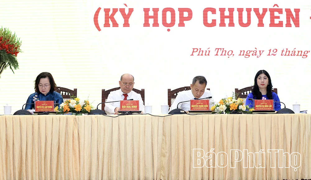 Khai mạc Kỳ họp thứ Tư, HĐND tỉnh Phú Thọ khóa XX