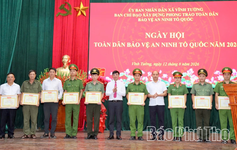 Ngày hội Toàn dân bảo vệ an ninh Tổ quốc xã Vĩnh Tường năm 2026