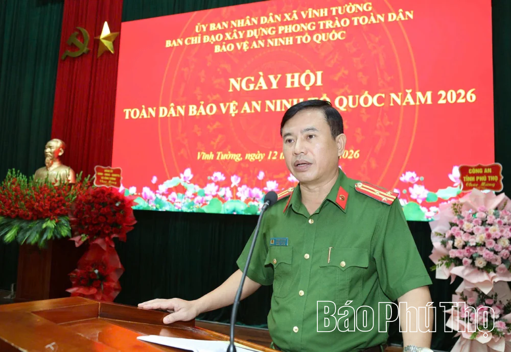 Ngày hội Toàn dân bảo vệ an ninh Tổ quốc xã Vĩnh Tường năm 2026