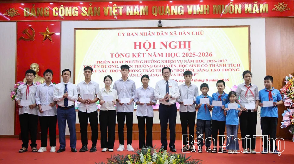 Xã Dân Chủ triển khai nhiệm vụ năm học 2026 -2027