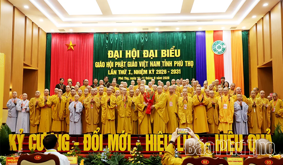 Đại hội đại biểu Giáo hội Phật giáo Việt Nam tỉnh Phú Thọ lần thứ I, thành công tốt đẹp