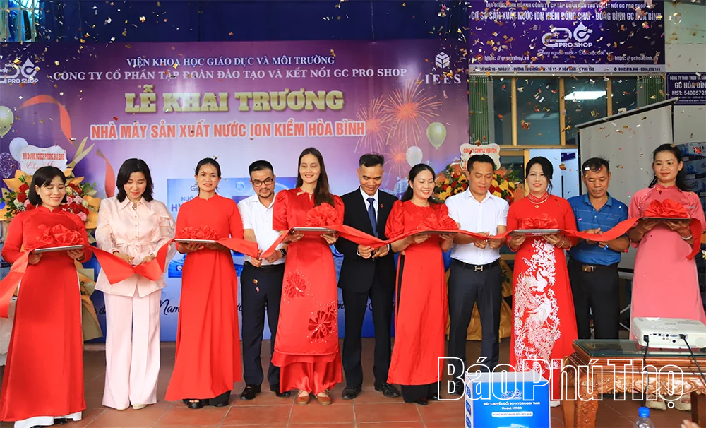 GC Pro Shop Hòa Bình ra mắt dây chuyền sản xuất nước ion kiềm GC