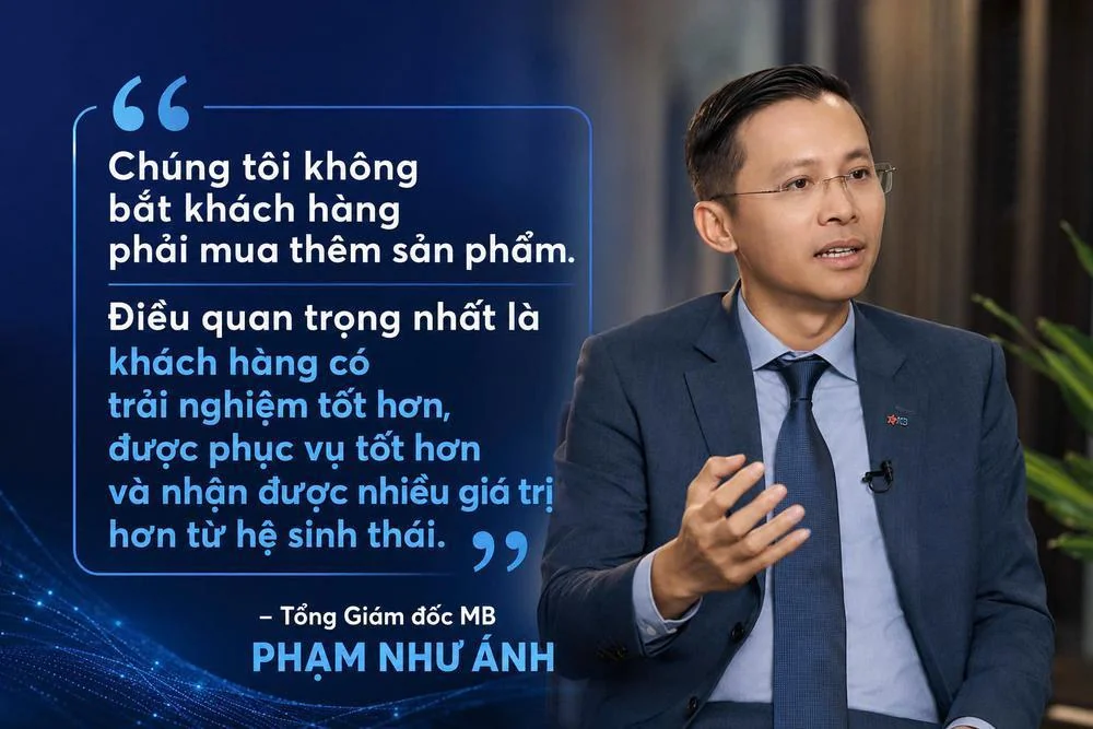 CEO MB Phạm Như Ánh: Mở rộng hệ sinh thái không nhằm bán thêm, mà để khách hàng nhận được nhiều giá trị hơn