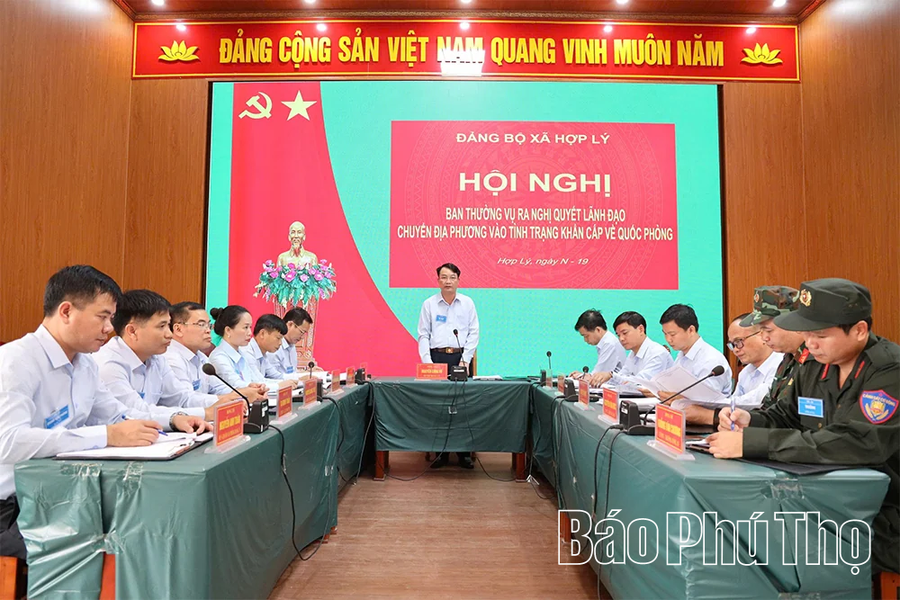 Diễn tập chiến đấu phòng thủ xã Hợp Lý năm 2026