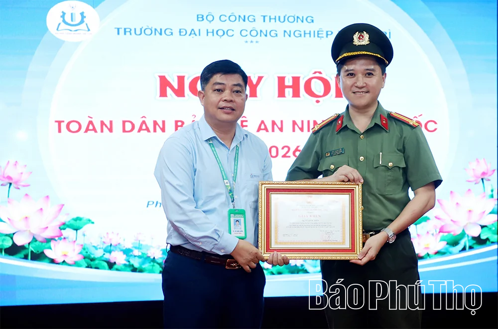 Trường Đại học Công nghiệp Việt Trì tổ chức “Ngày hội Toàn dân bảo vệ an ninh Tổ quốc” năm 2026&nbsp;