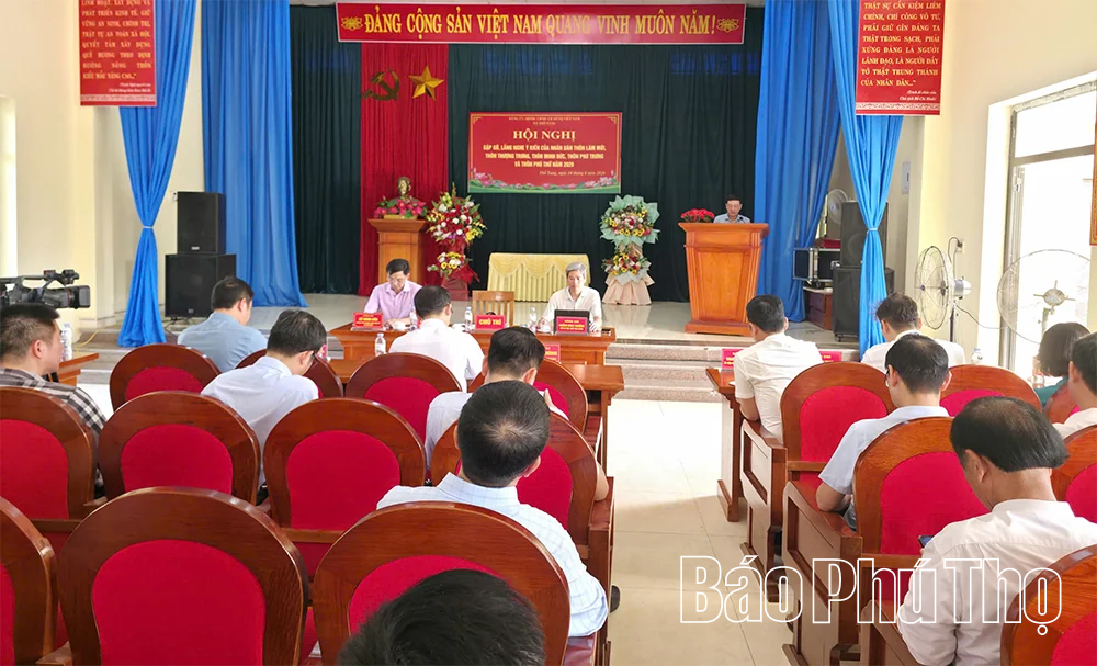 Thổ Tang tăng cường lắng nghe, tháo gỡ vướng mắc cho Nhân dân