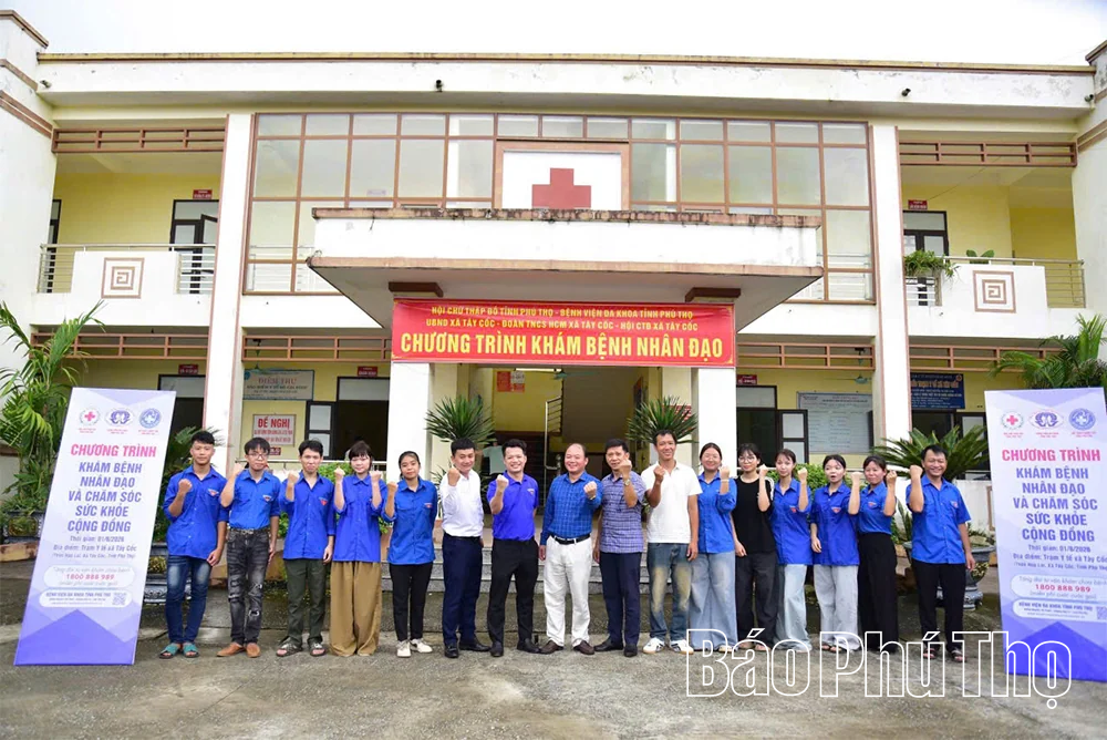 Tuổi trẻ Phú Thọ đồng hành cùng chiến dịch khám sức khỏe toàn dân