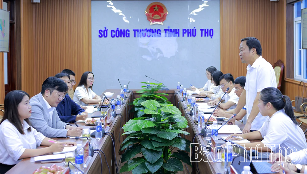 Sở Công Thương làm việc với đại diện Samsung Việt Nam