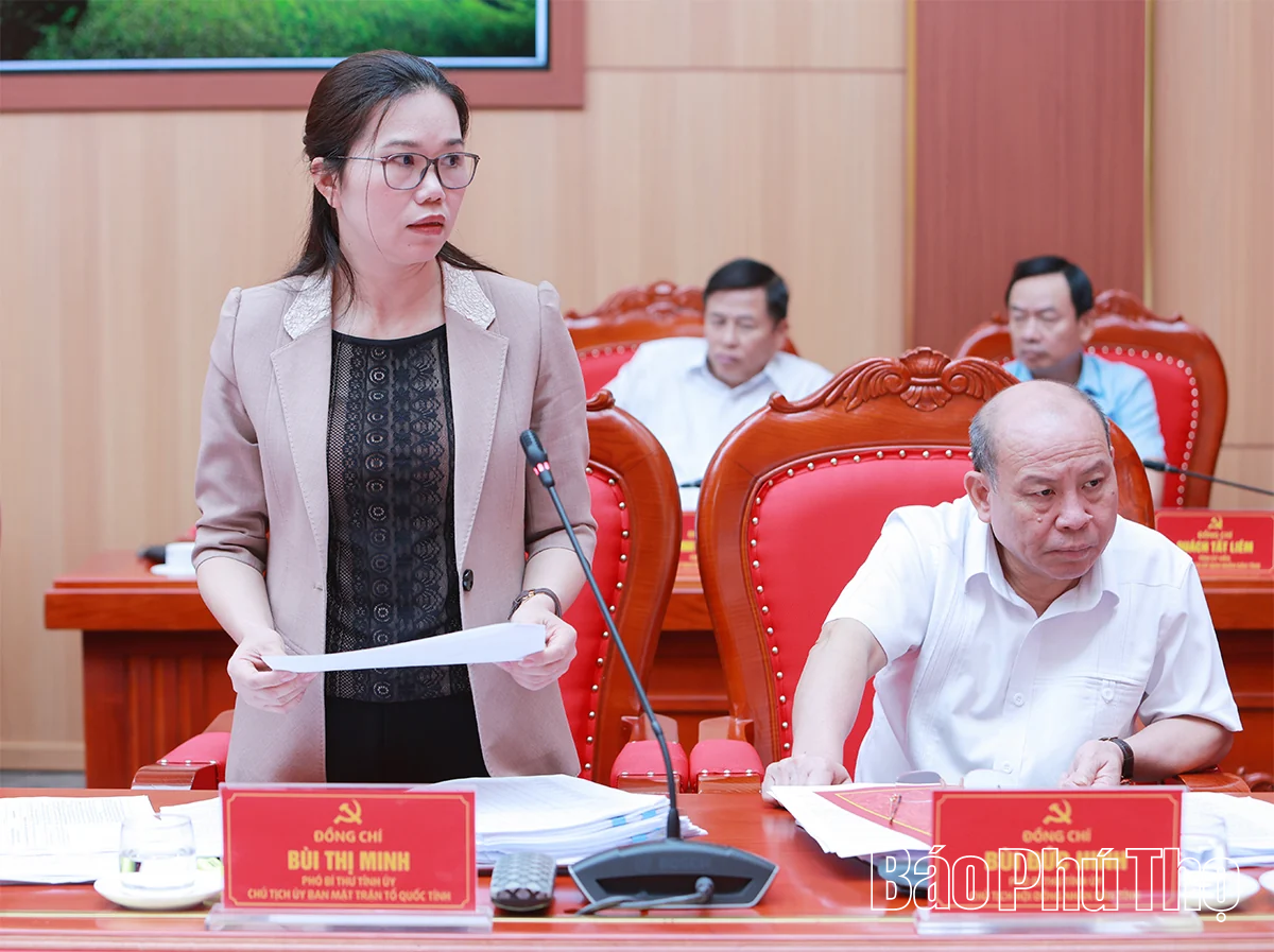 Ban Thường vụ Tỉnh ủy cho ý kiến vào một số nội dung quan trọng