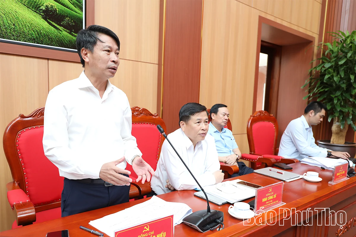 Ban Thường vụ Tỉnh ủy cho ý kiến vào một số nội dung quan trọng