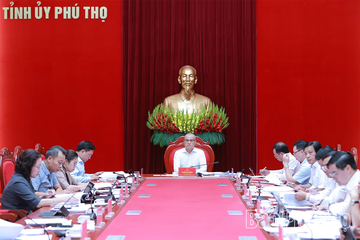 Ban Thường vụ Tỉnh ủy cho ý kiến vào một số nội dung quan trọng