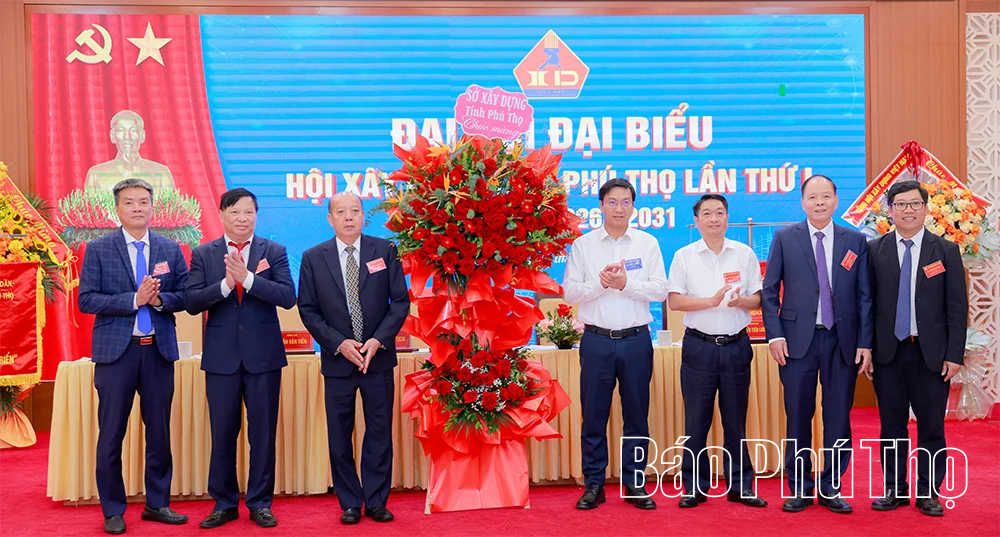 Đại hội đại biểu Hội Xây dựng tỉnh Phú Thọ lần thứ I, nhiệm kỳ 2026-2031