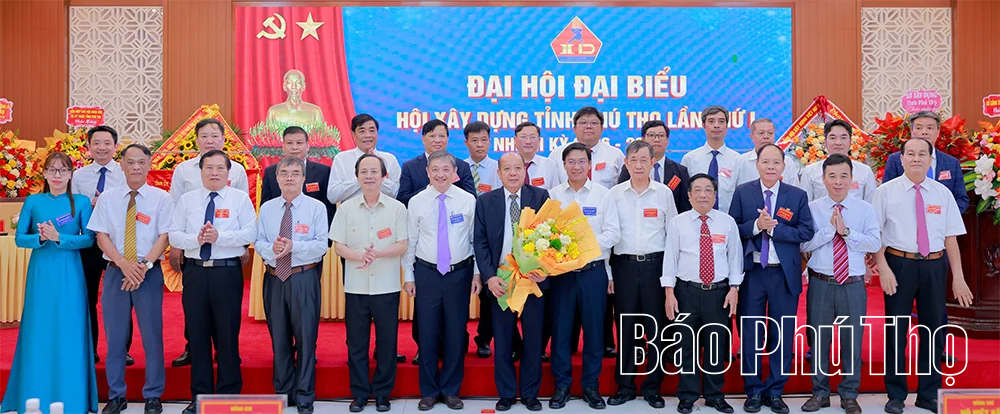 Đại hội đại biểu Hội Xây dựng tỉnh Phú Thọ lần thứ I, nhiệm kỳ 2026-2031