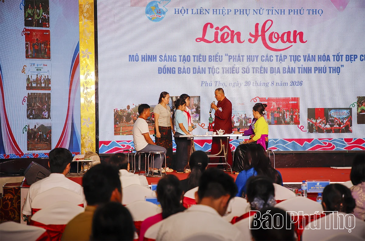 Liên hoan các mô hình sáng tạo tiêu biểu trong truyền thông của Hội Liên hiệp Phụ nữ tỉnh