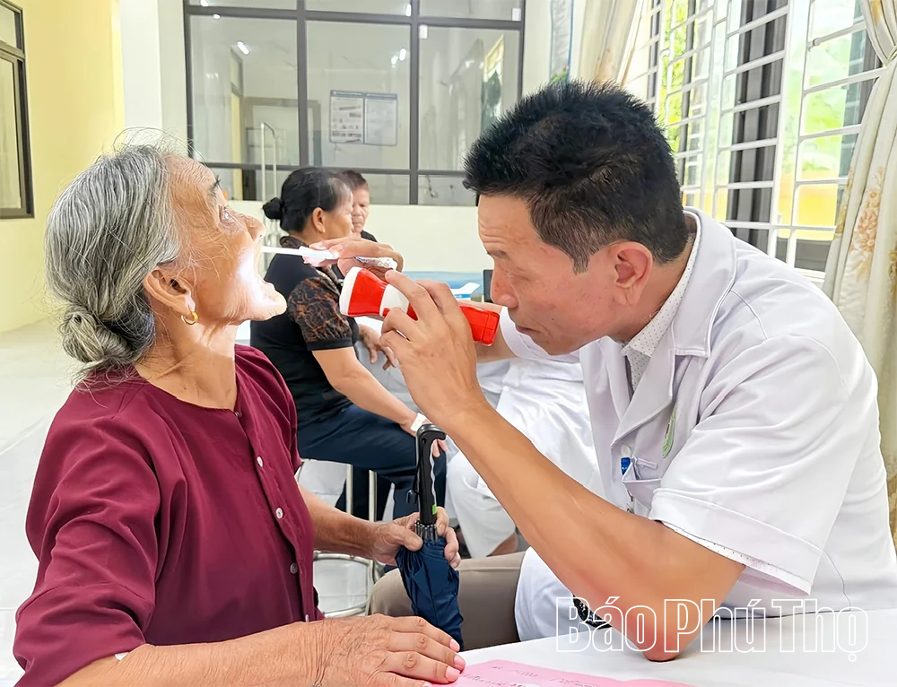 Xã Thanh Sơn: Khám sức khỏe định kỳ, sàng lọc miễn phí cho gần 8.000 người dân
