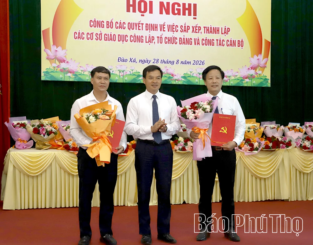 Xã Đào Xá: Sắp &nbsp;xếp, tổ chức lại 14 trường học công lập thành 3 trường