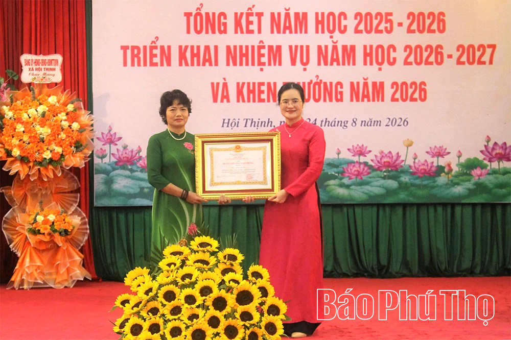 Xã Hội Thịnh tập trung nâng cao chất lượng giáo dục sau sắp xếp trường, lớp