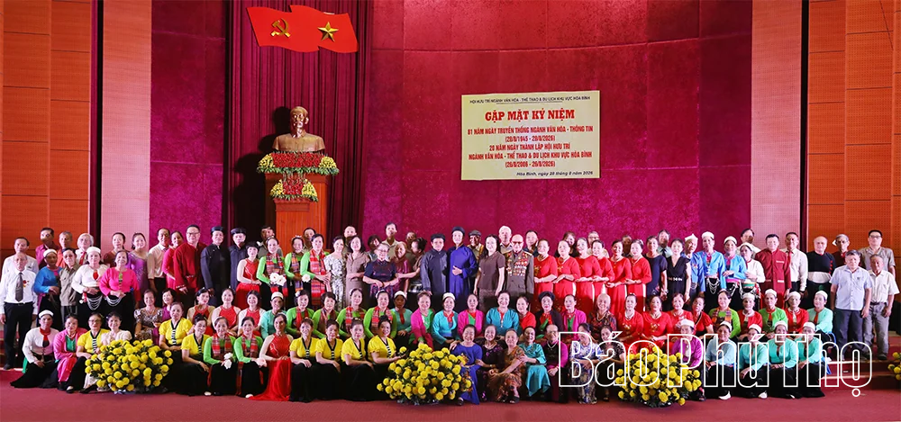 Hội Hưu trí ngành Văn hóa, Thể thao và Du lịch khu vực Hòa Bình kỷ niệm 81 năm Ngày truyền thống ngành Văn hóa